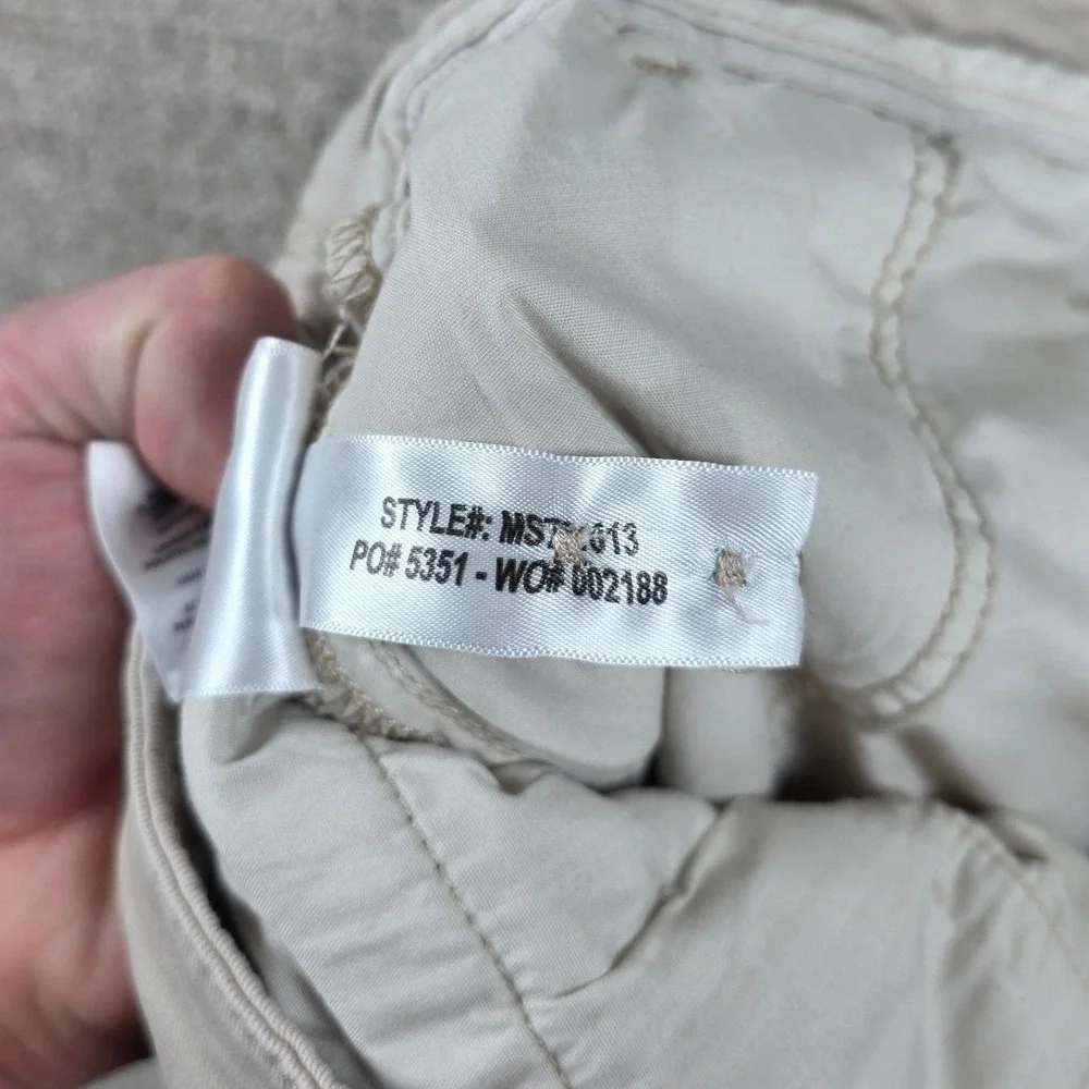 DU/ER Mens Live Free Journey Shorts Khaki Tan Size 36x9 Stretch‎